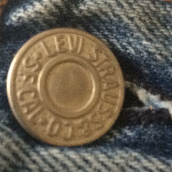 Levi’s Strauss Distressed Jeans Denim Shorts 501 - Picture 6 of 8